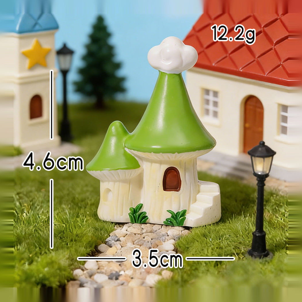 Objella - Mushroom Windmill House Miniature