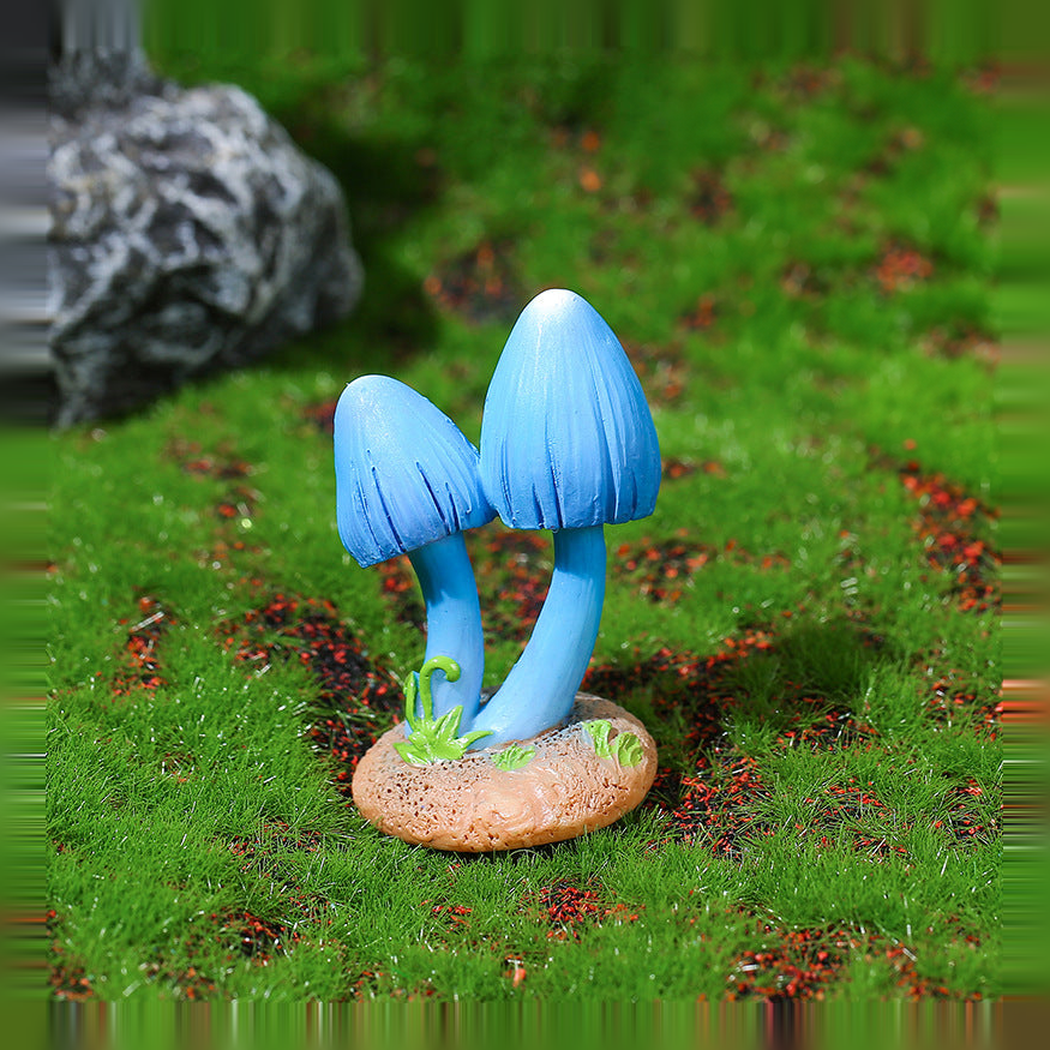 Objella - Moss Garden Eight-Mushroom Figurine