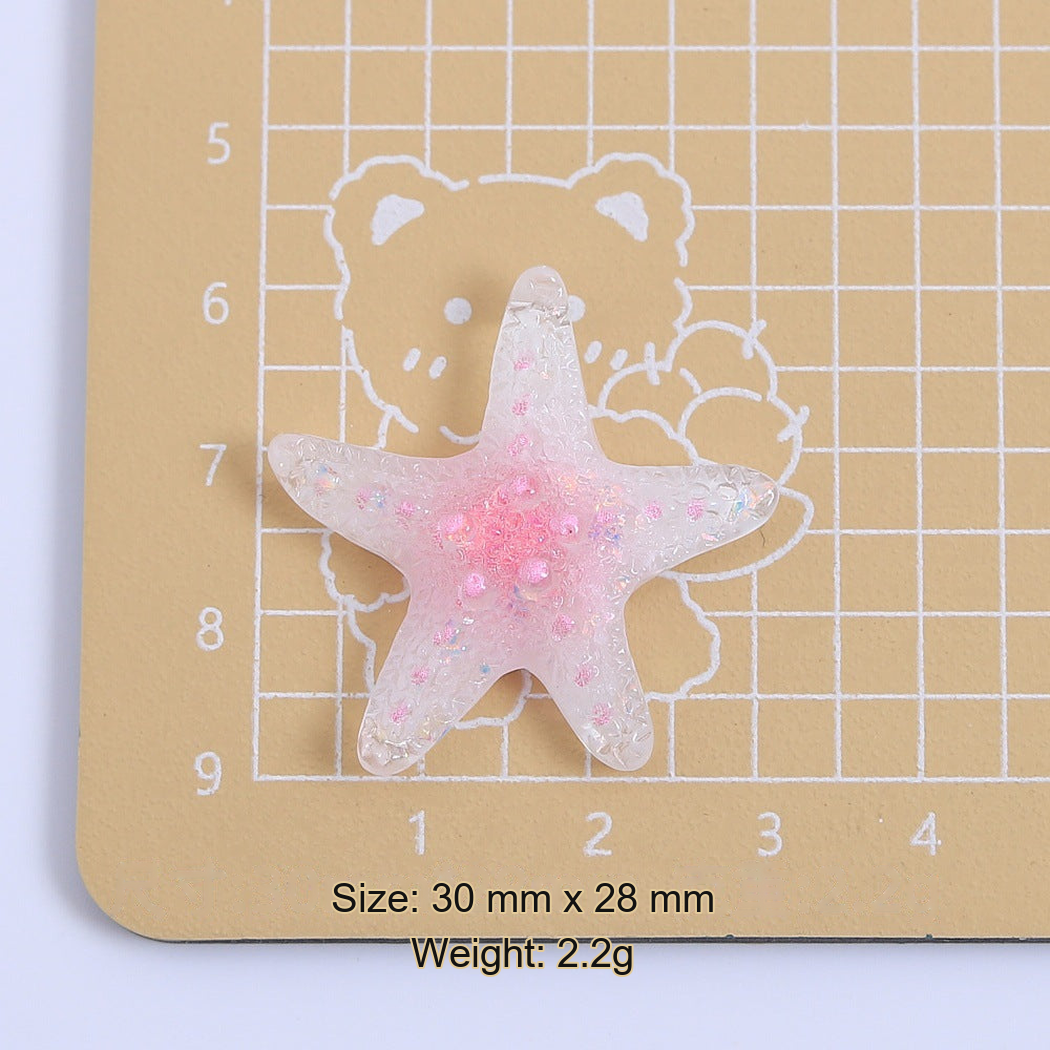 Chivy - Translucent Two-Size Starfish Embellishment