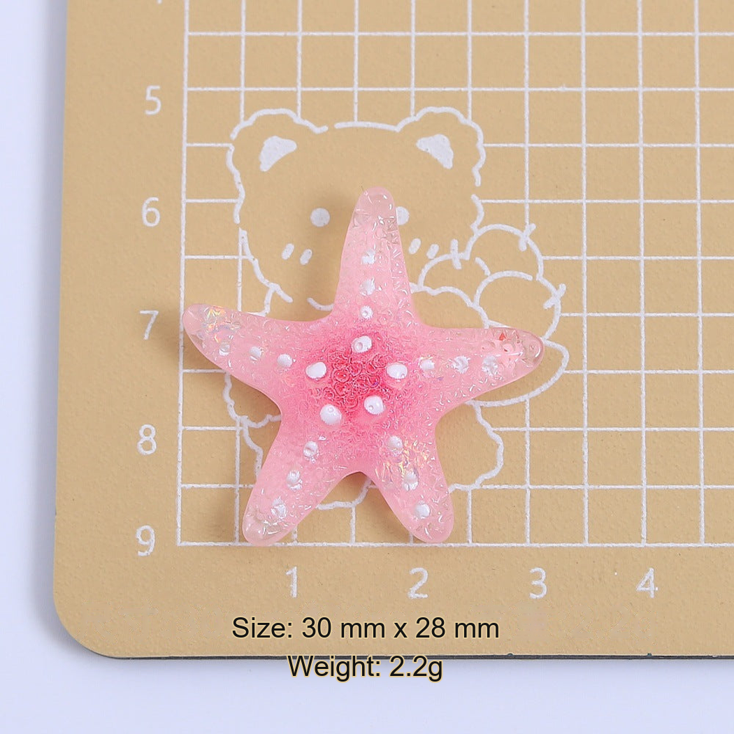 Chivy - Translucent Two-Size Starfish Embellishment