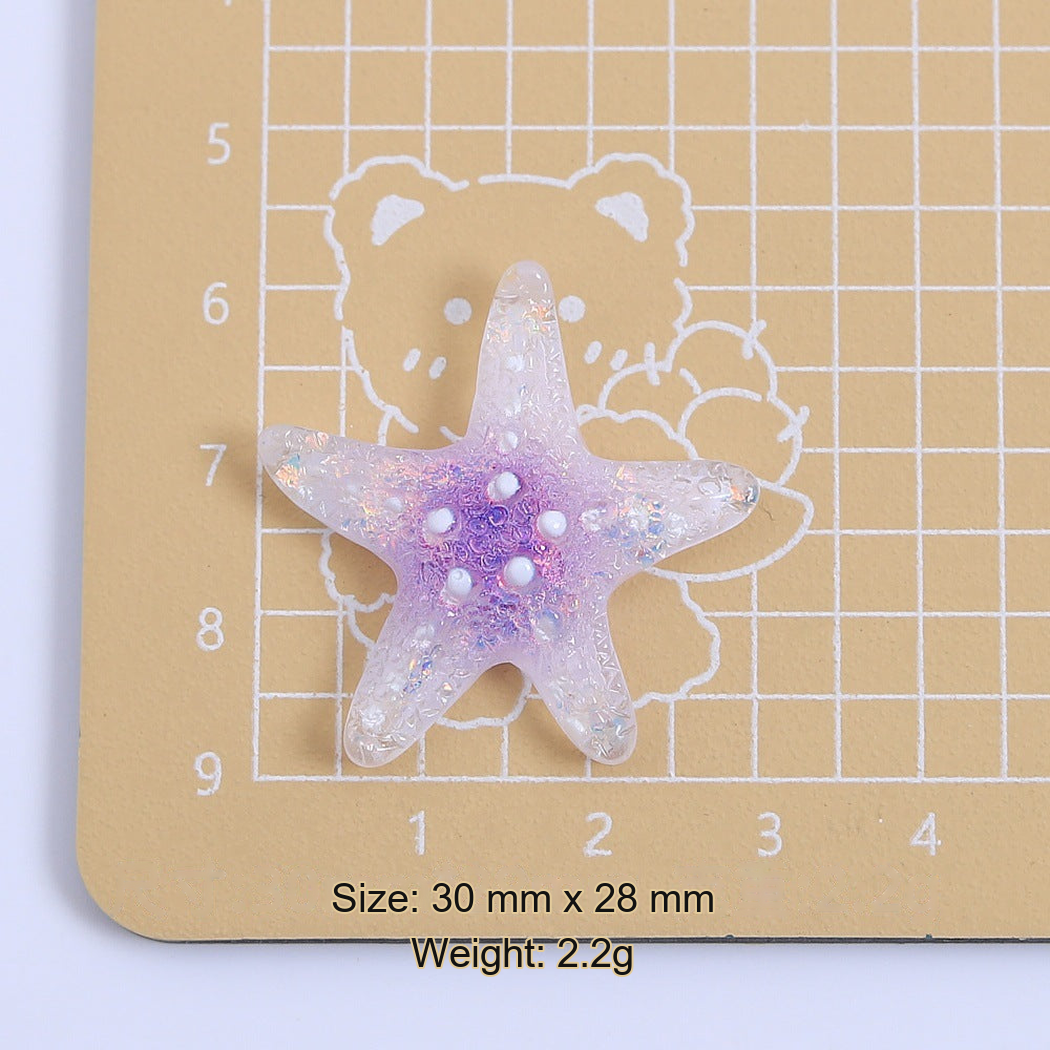 Chivy - Translucent Two-Size Starfish Embellishment
