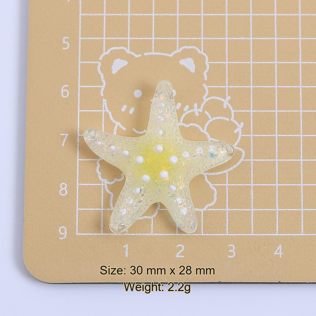 Chivy - Translucent Two-Size Starfish Embellishment