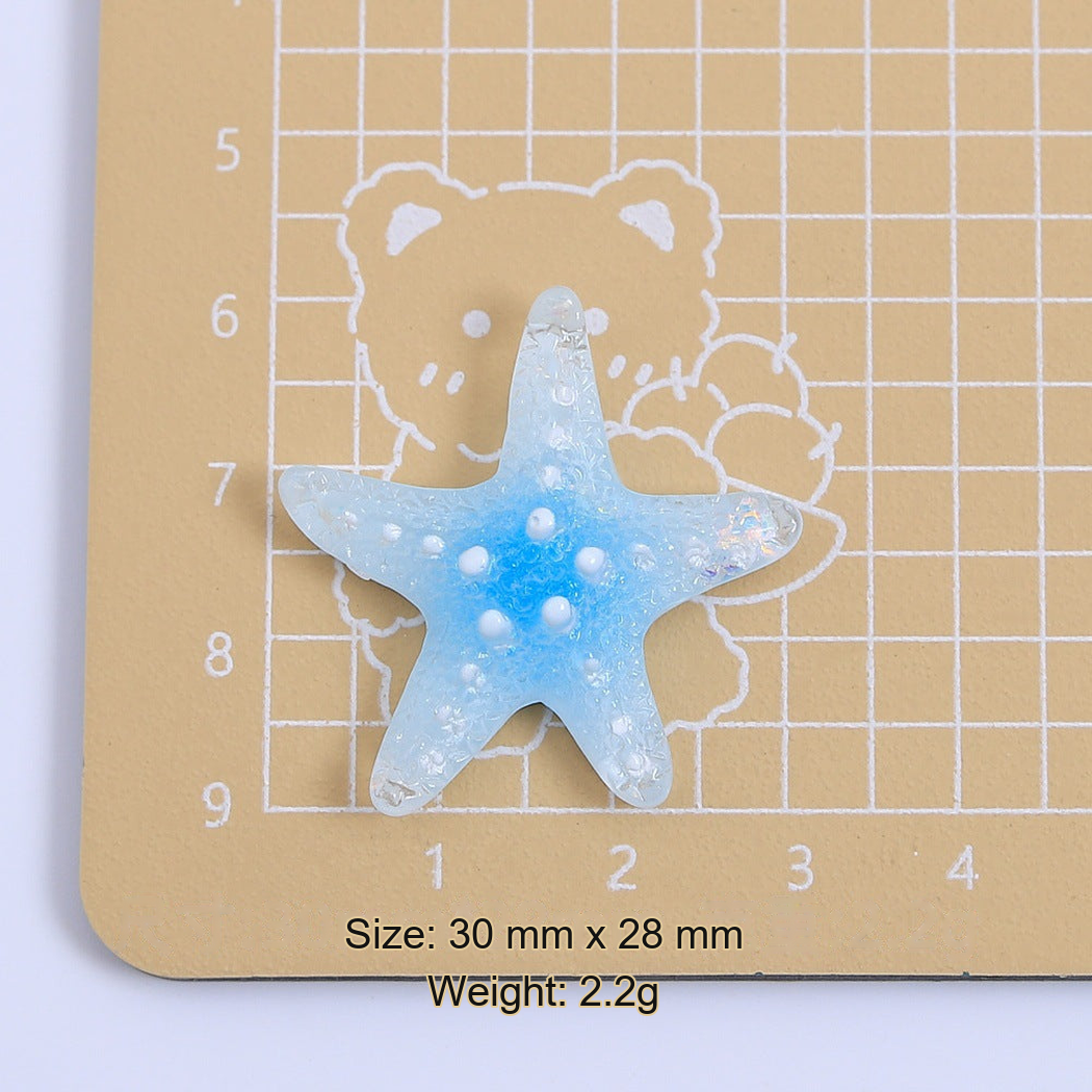 Chivy - Translucent Two-Size Starfish Embellishment