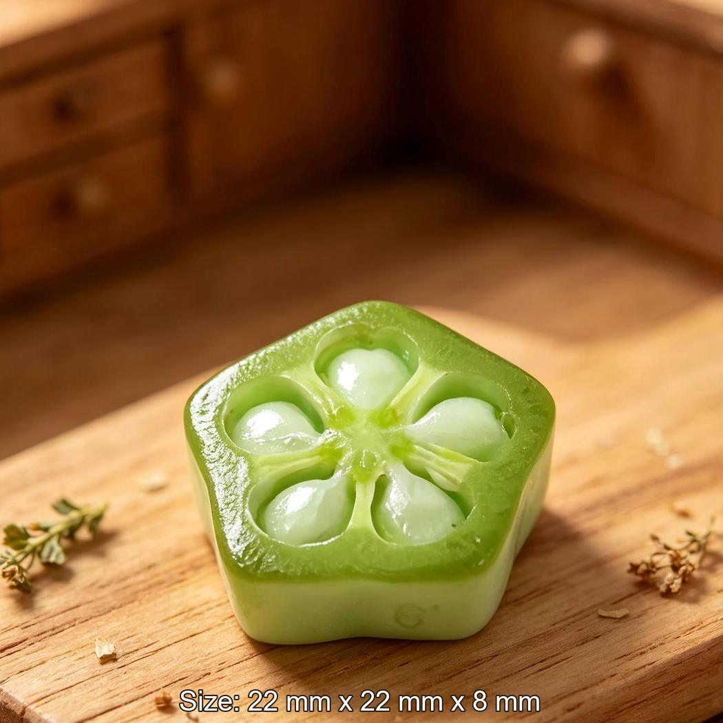 Chivy - Mini Vegetable Egg Slice Embellishment