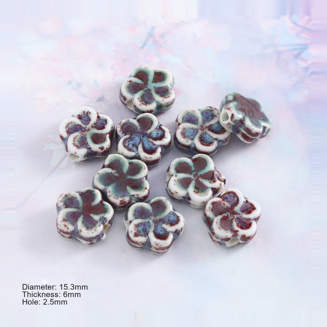 Chivy - Random-Glaze Mixed-Shape Bead
