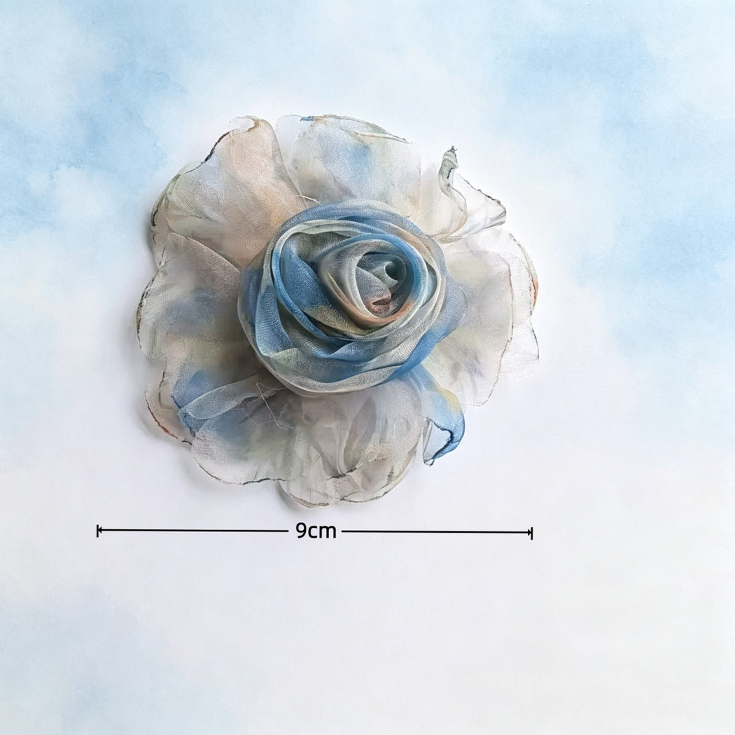 Chivy - Layered Rose Floral Embellishment