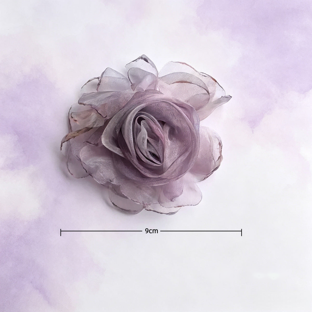 Chivy - Layered Rose Floral Embellishment