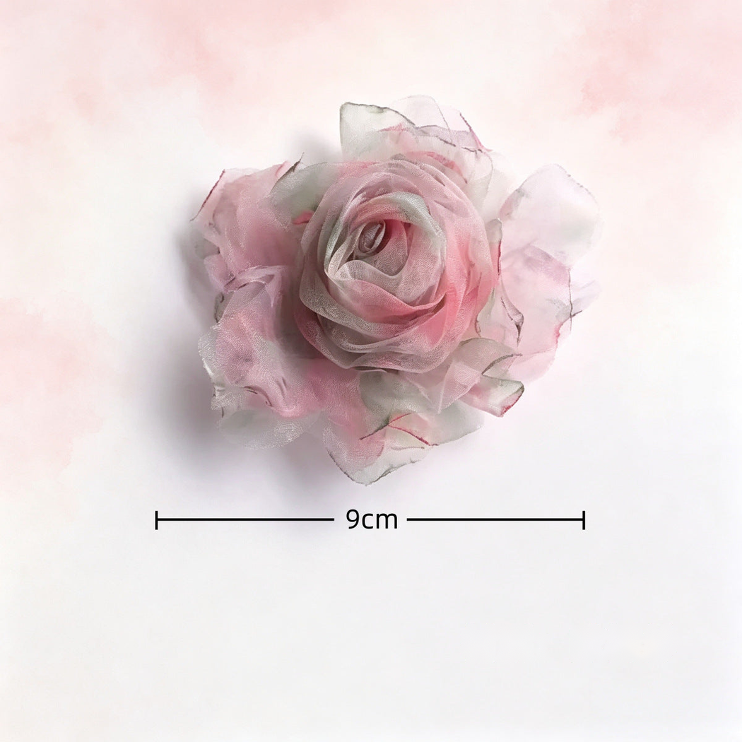 Chivy - Layered Rose Floral Embellishment
