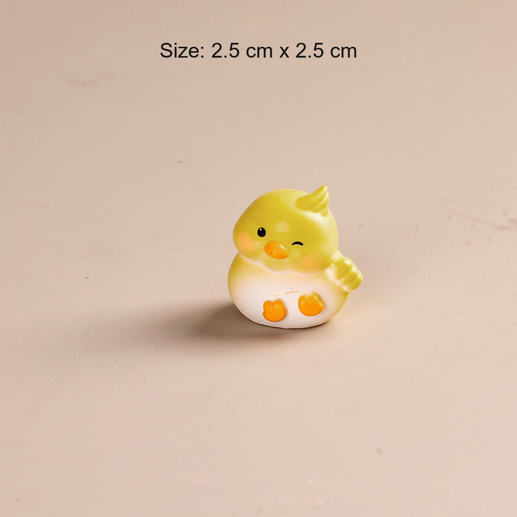 Objella - Colorful Seven-Bird Figurine