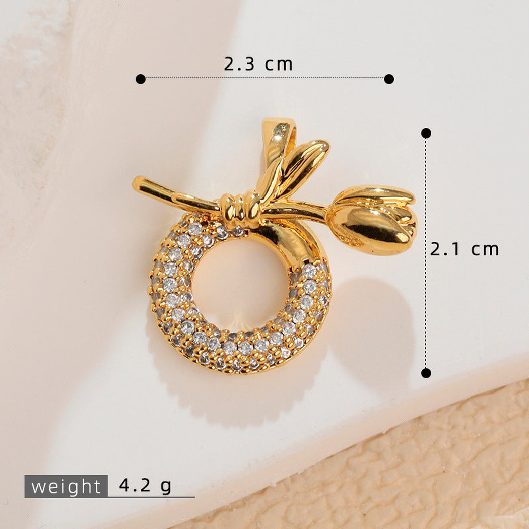 Elvane - Bowed Tulip Pendant Only