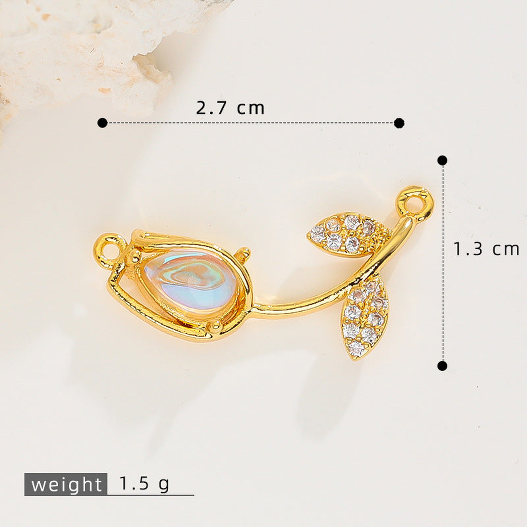Elvane - Sideways Tulip Pendant Only