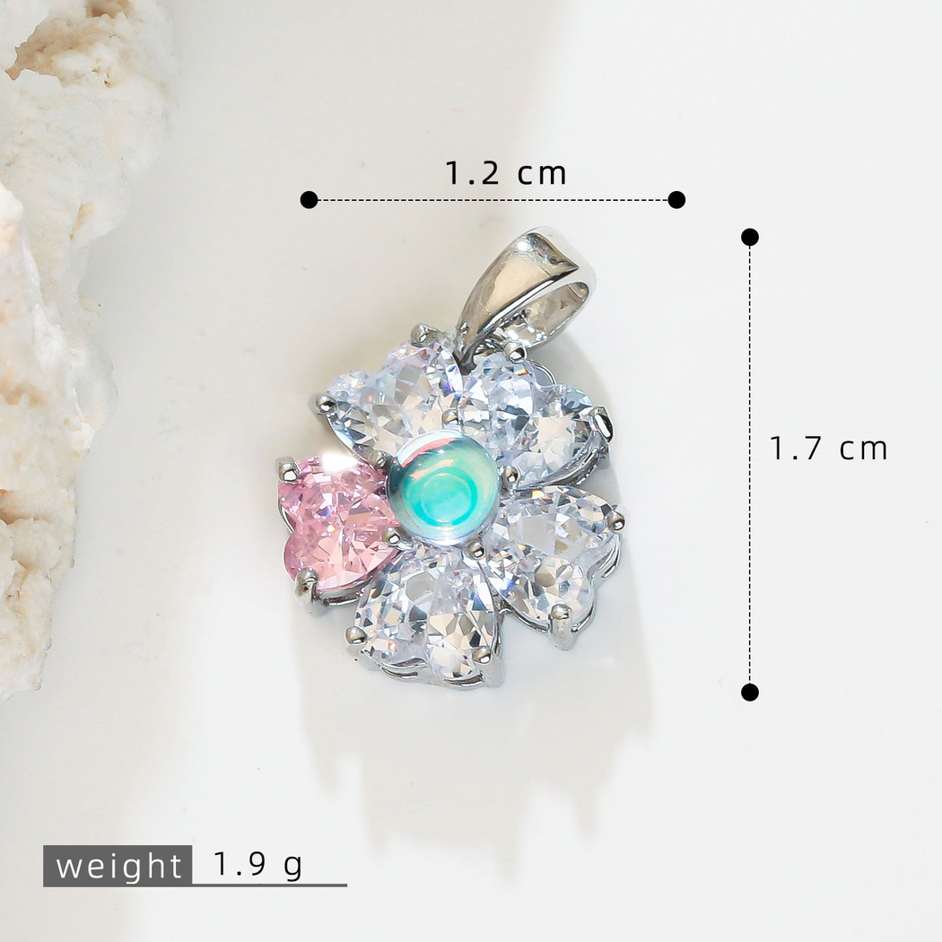 Elvane - Radiating Floral Pendant Only