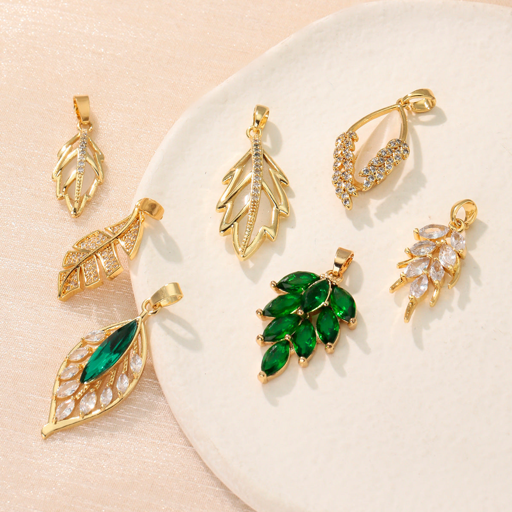 Elvane - Openwork Leaf Pendant Only