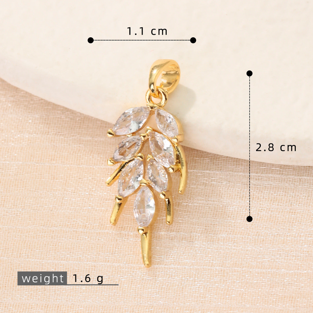 Elvane - Openwork Leaf Pendant Only
