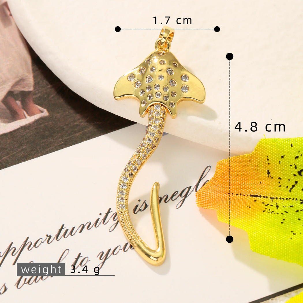 Elvane - Sparkling Ocean Motif Pendant Only