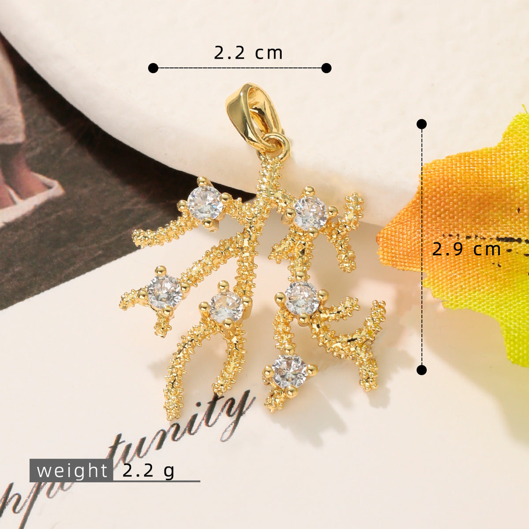 Elvane - Sparkling Ocean Motif Pendant Only