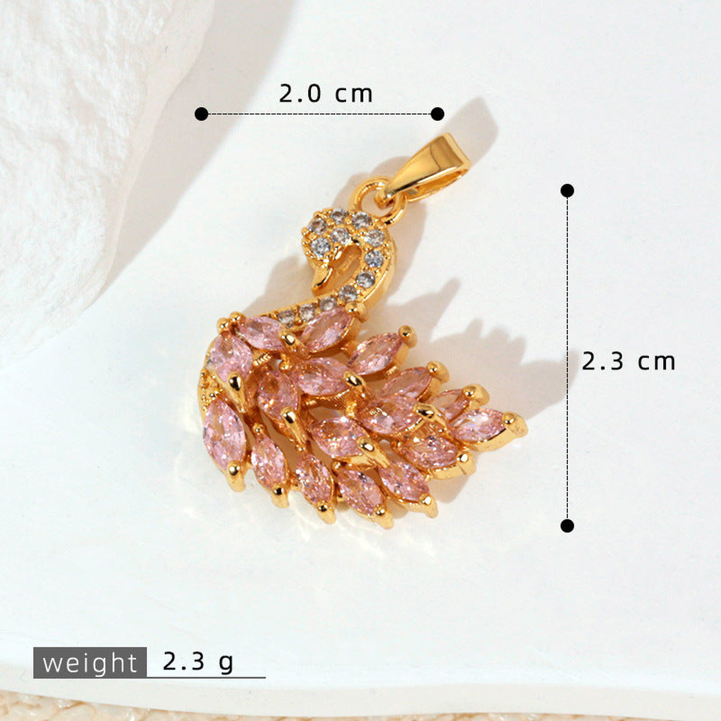 Elvane - Feathered Swan Pendant Only