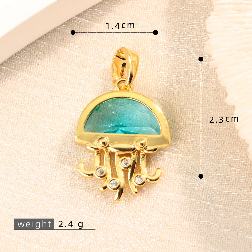 Elvane - Pastel Ocean Motif Pendant Only