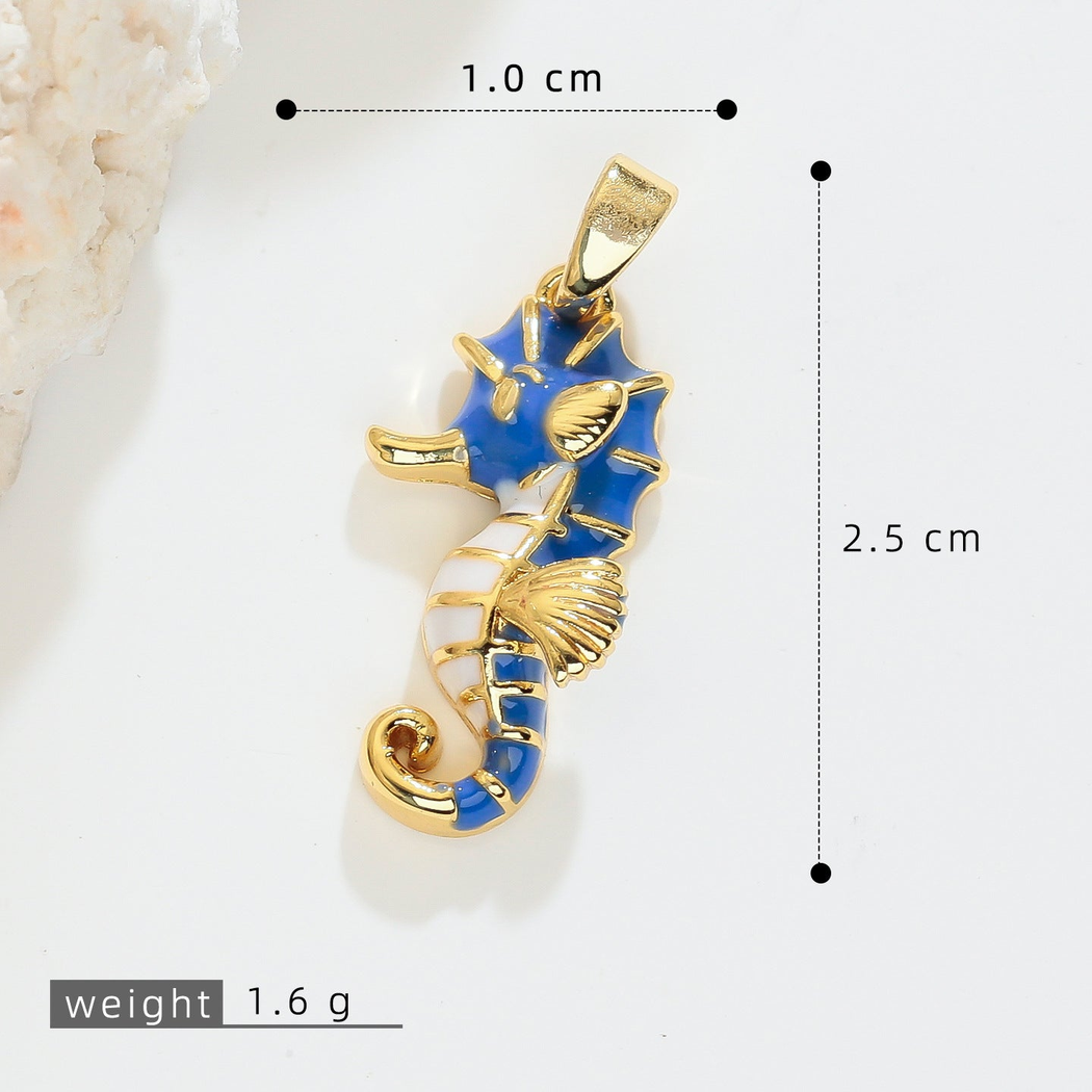 Elvane - Sculpted Seahorse Pendant Only