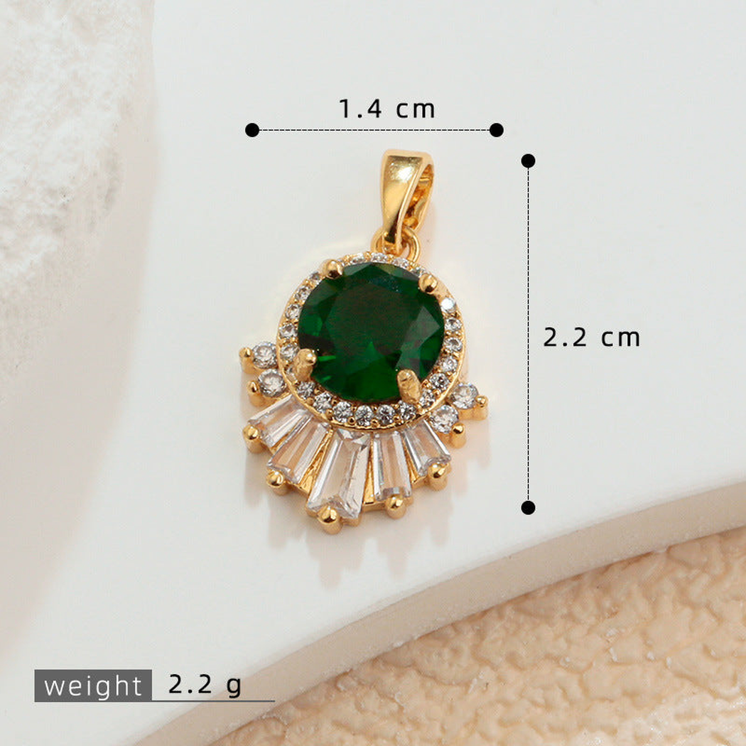 Elvane - Floral Halo Pendant Only