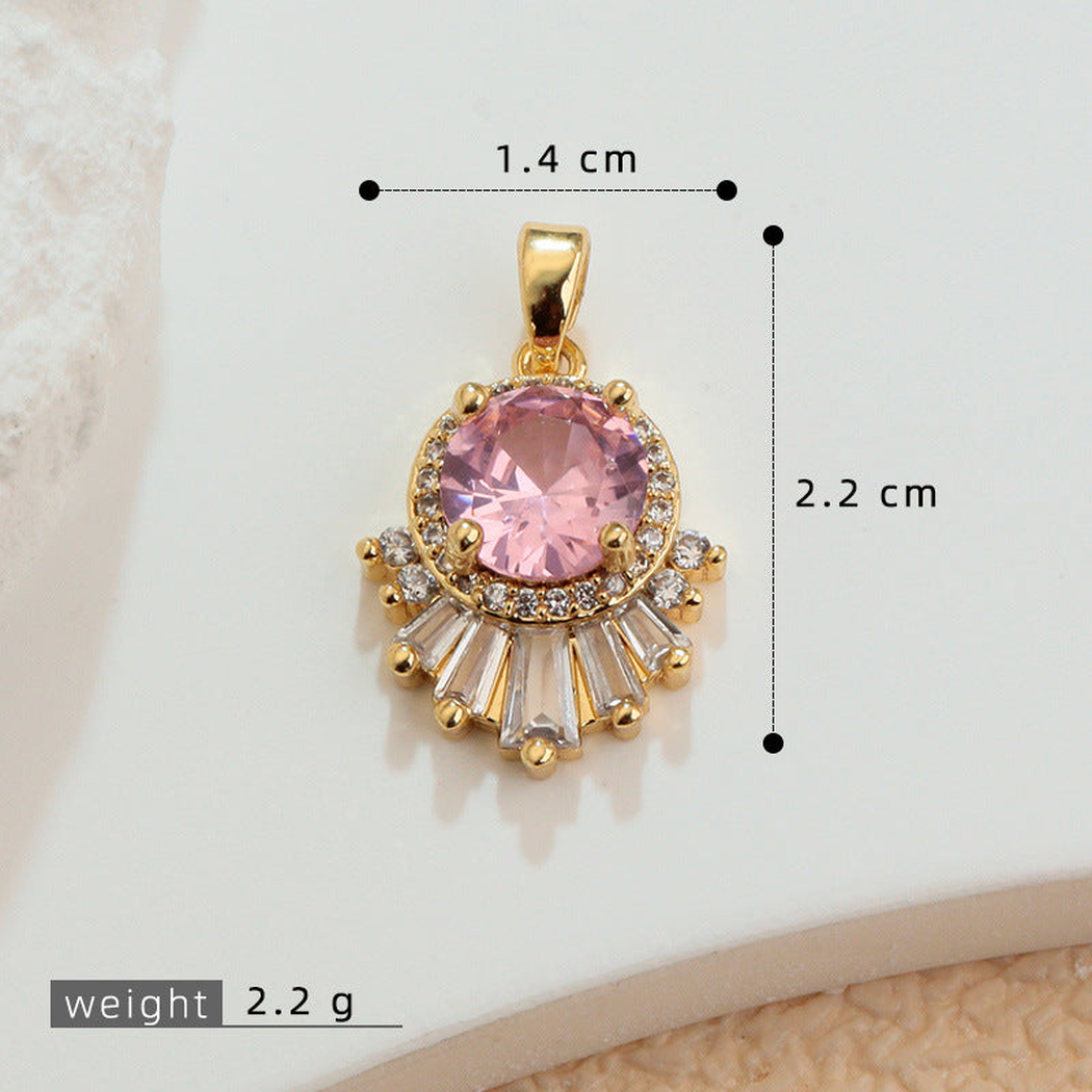 Elvane - Floral Halo Pendant Only