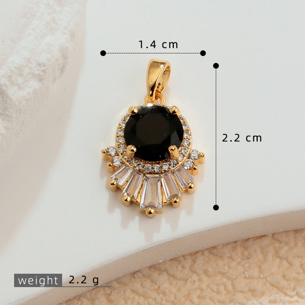 Elvane - Floral Halo Pendant Only