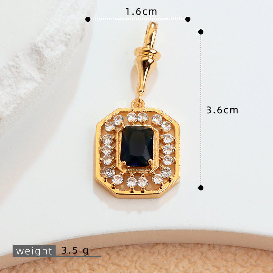 Elvane - Haloed Square Pendant Only