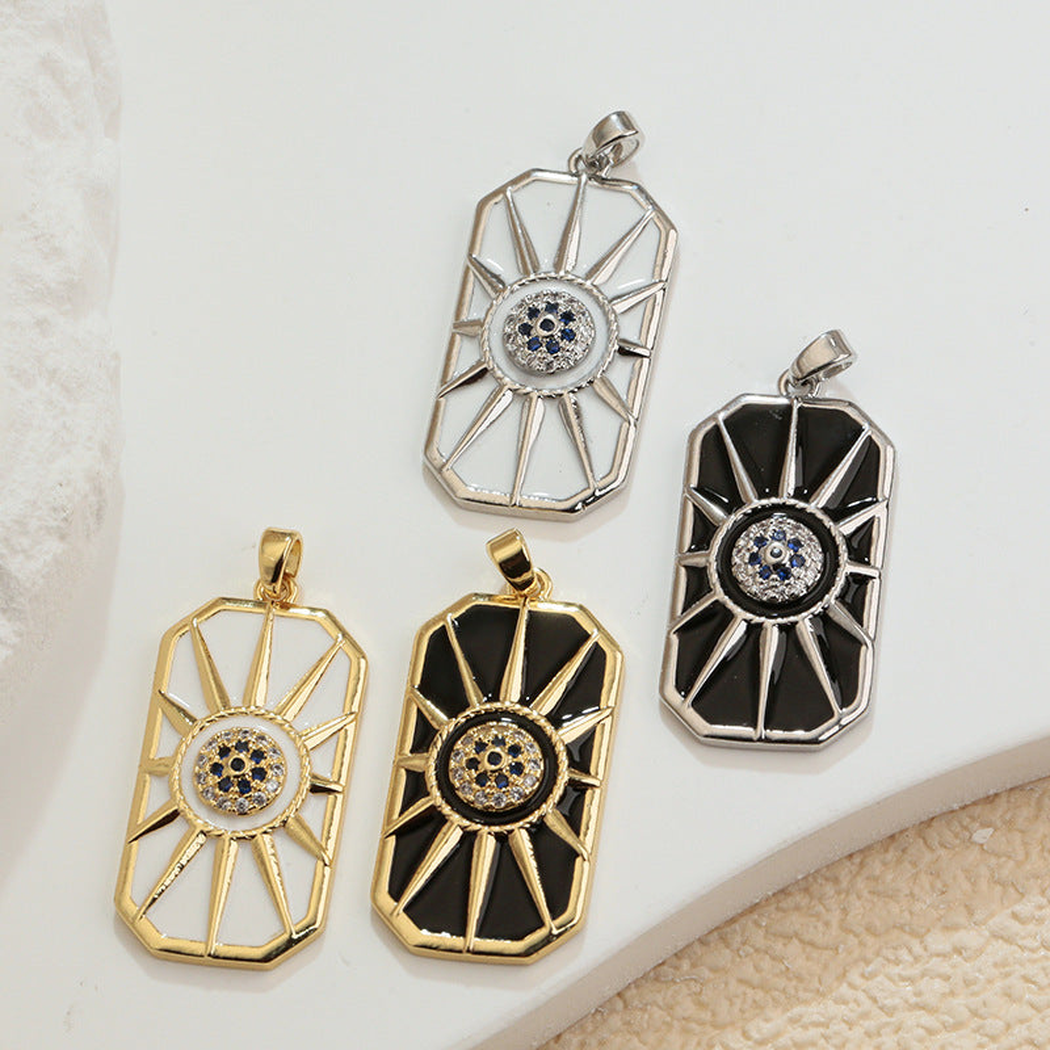 Elvane - Radiating Rectangular Pendant Only