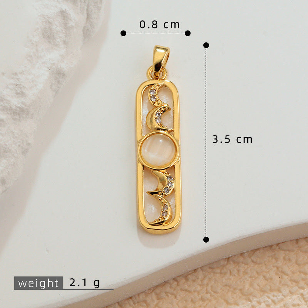 Elvane - Radiating Rectangular Pendant Only