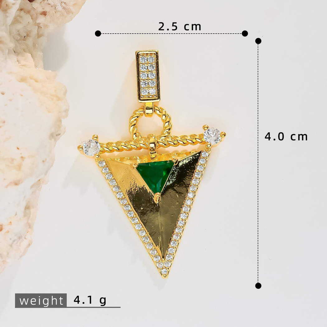 Elvane - Winged Geometric Pendant Only