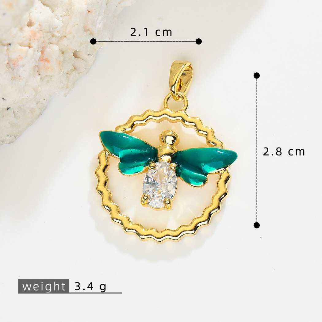 Elvane - Framed Bee Pendant Only