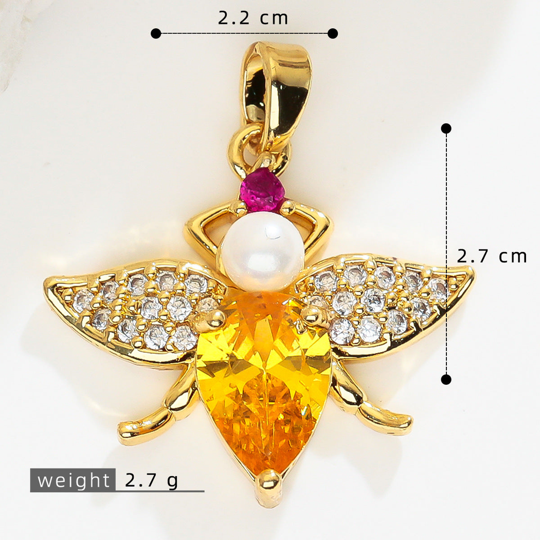 Elvane - Pear-Shaped Bee Pendant Only