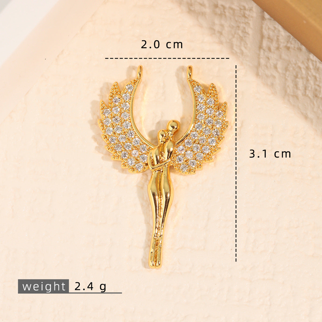 Elvane - Winged Angel Pendant Only