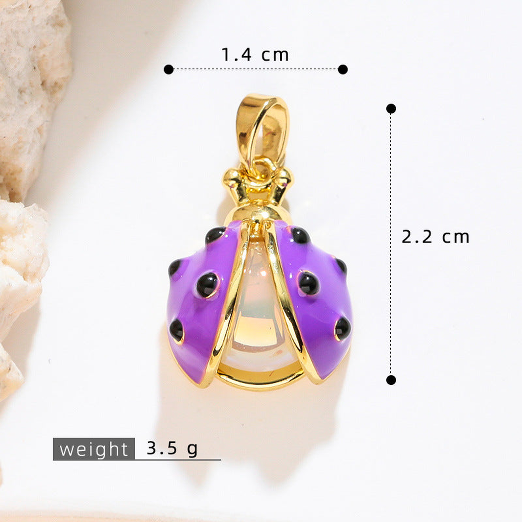 Elvane - Spotted Ladybug Pendant Only