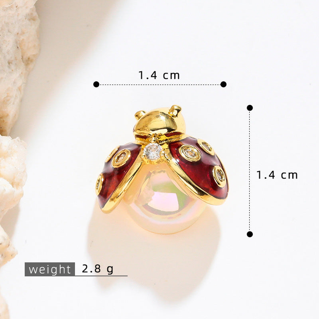 Elvane - Spotted Ladybug Pendant Only