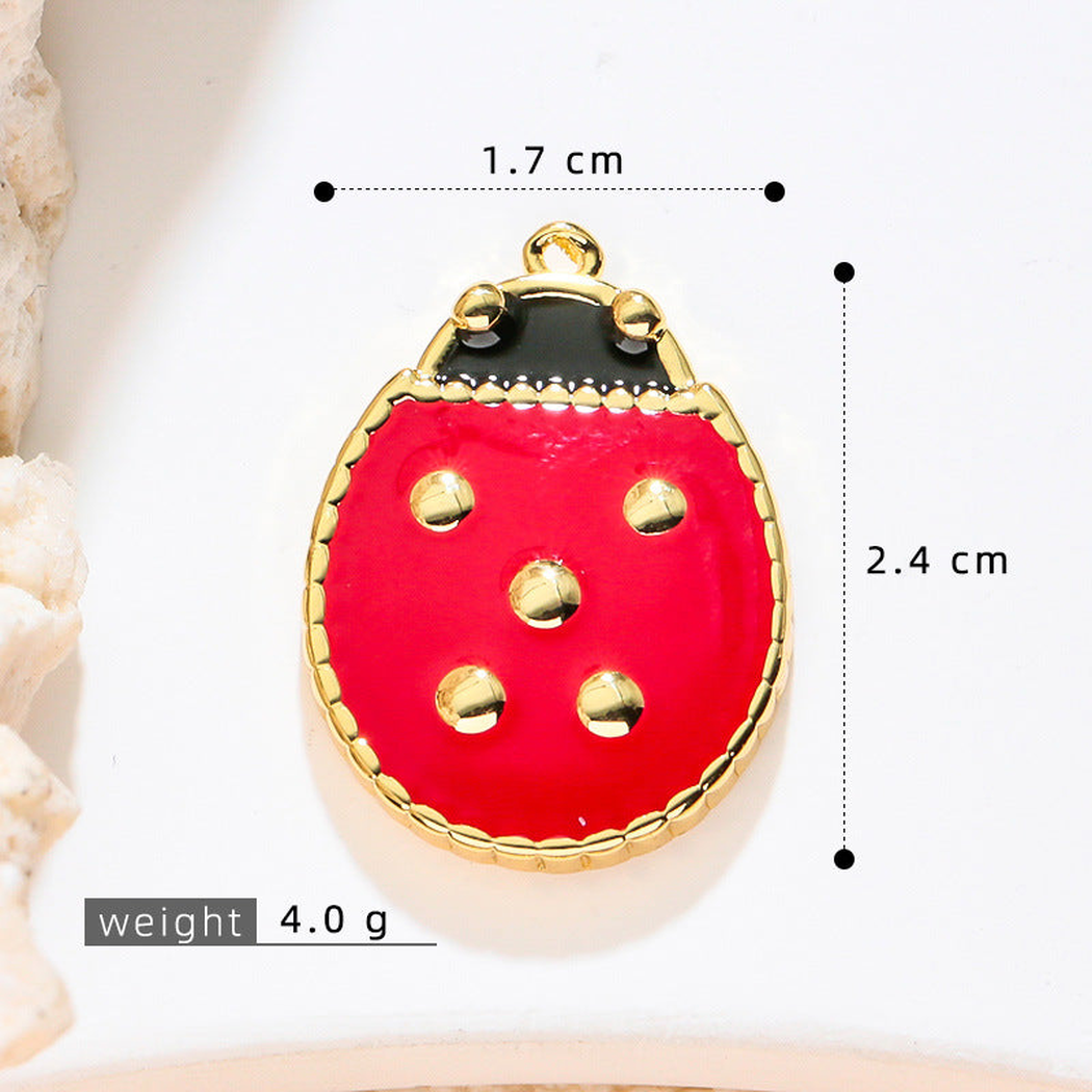 Elvane - Spotted Ladybug Pendant Only