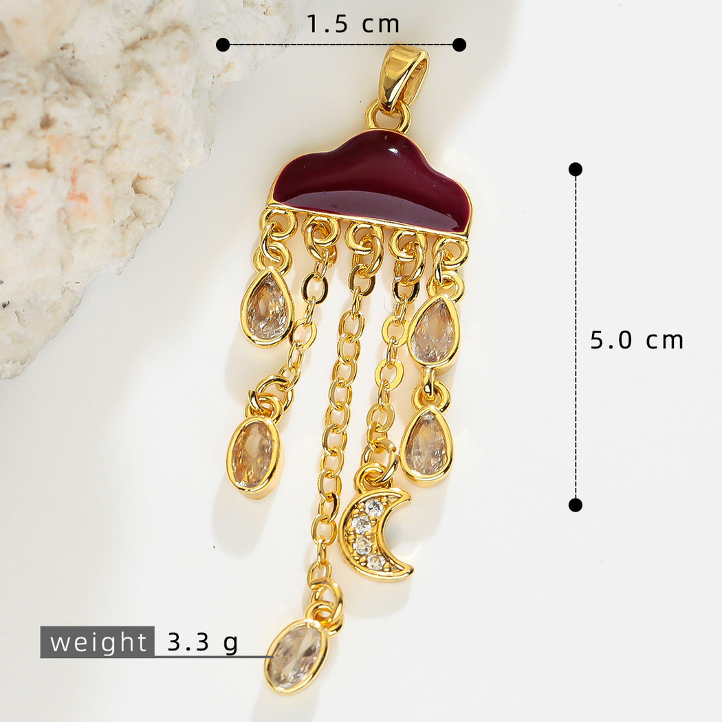 Elvane - Weather-Themed Dangling Pendant Only