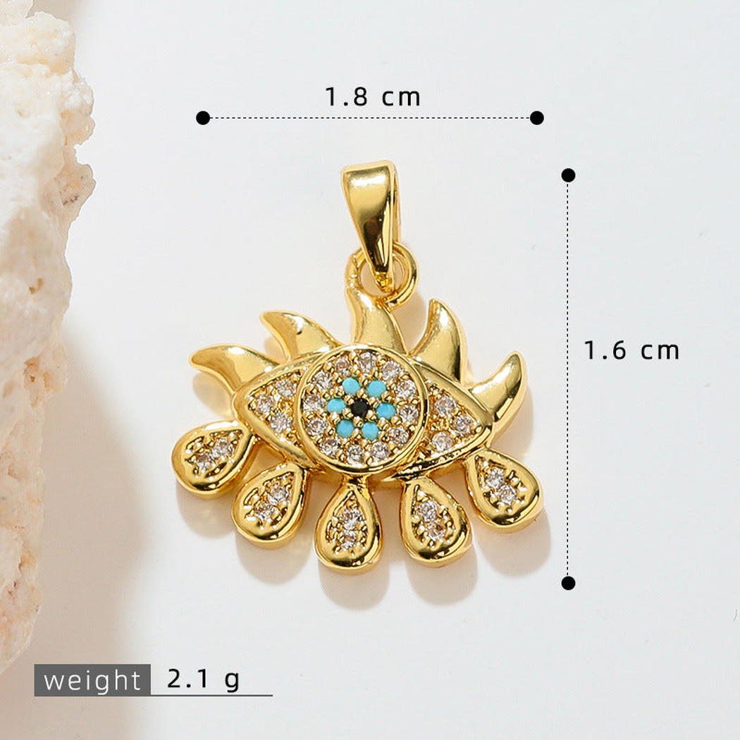 Elvane - Evil Eye Ornamental Pendant Only
