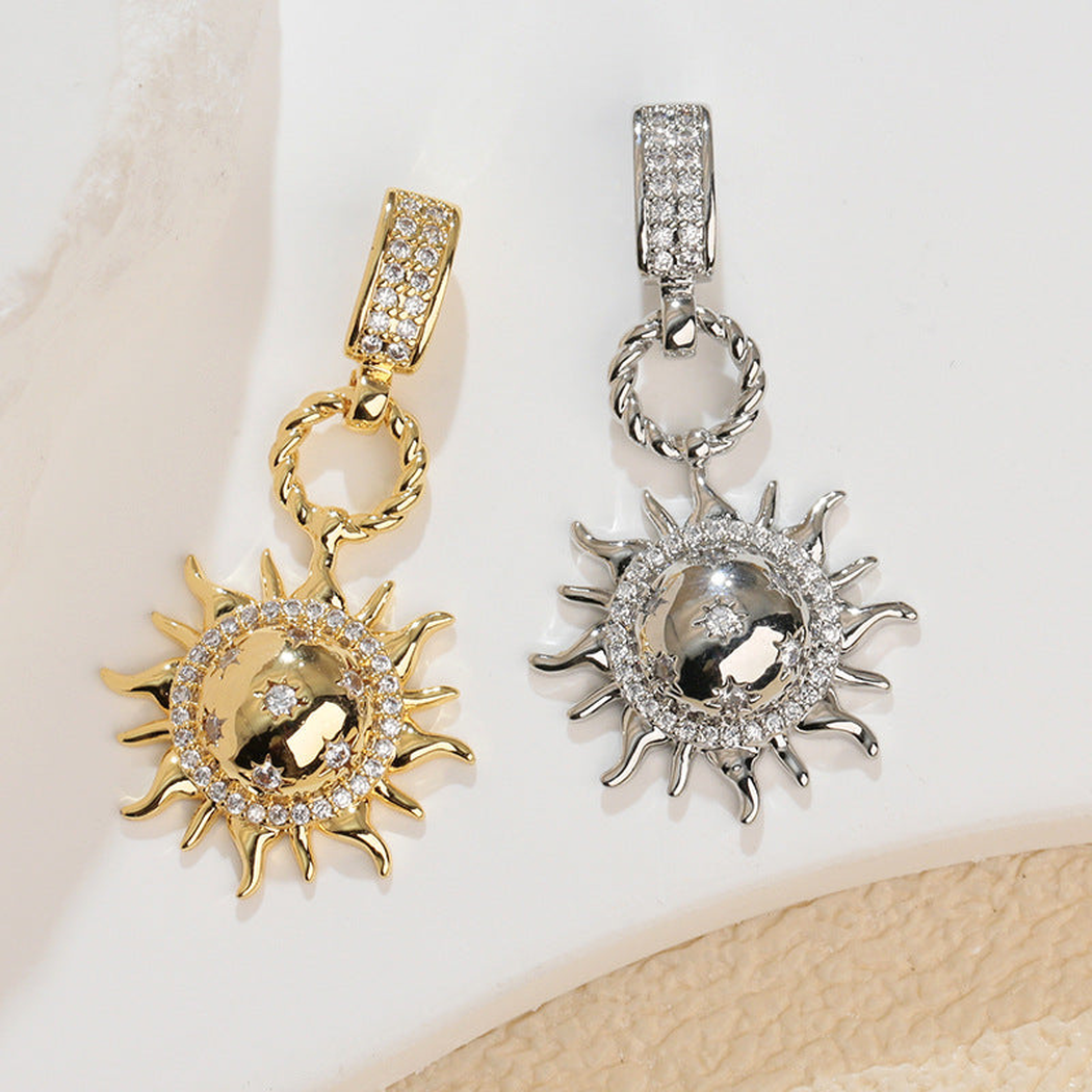 Elvane - Domed Sunburst Pendant Only