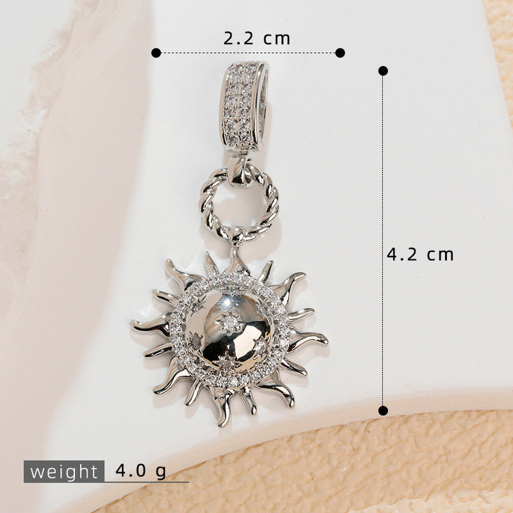 Elvane - Domed Sunburst Pendant Only