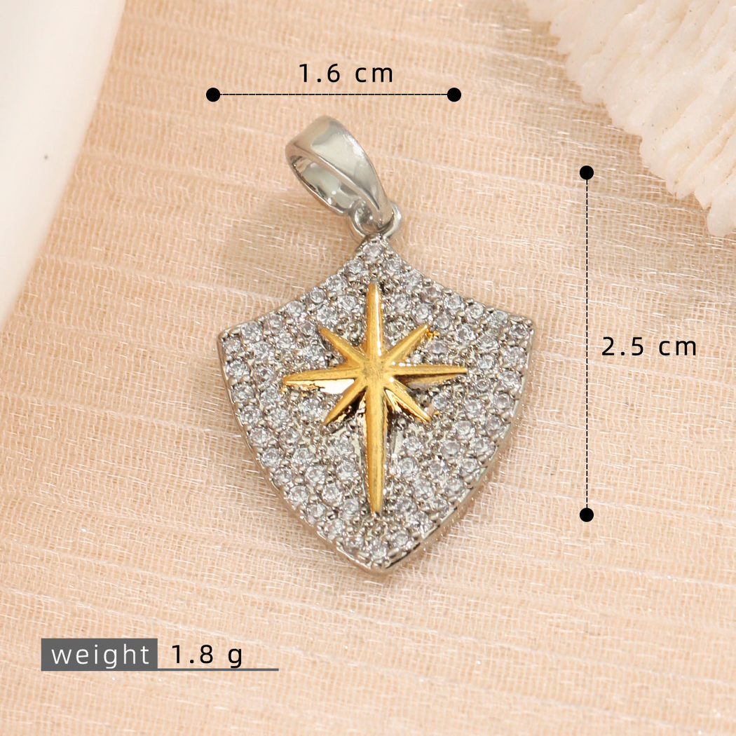 Elvane - Shield-Framed Symbol Pendant Only