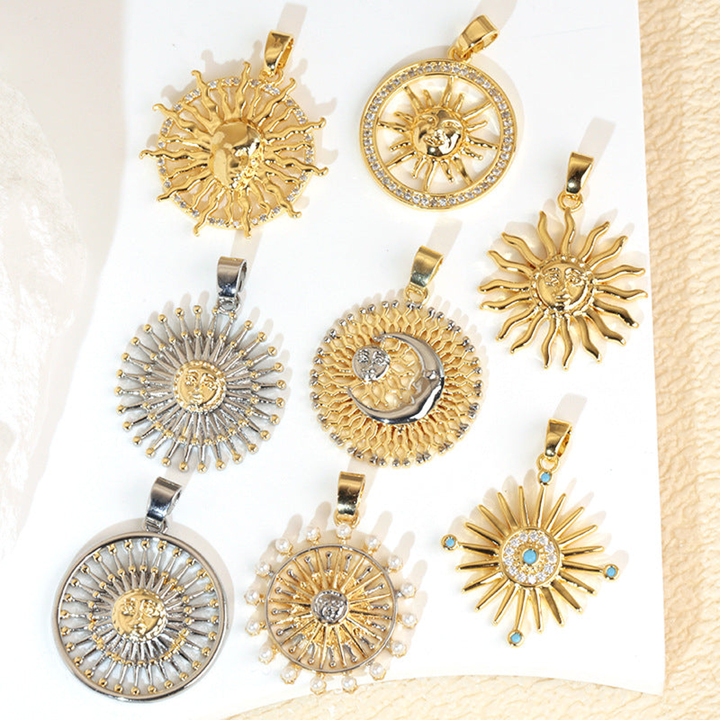 Elvane - Radiating Sun Motif Pendant Only