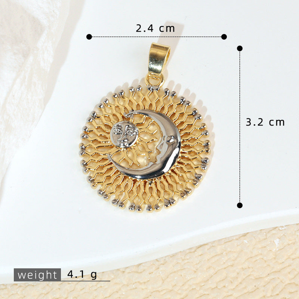 Elvane - Radiating Sun Motif Pendant Only