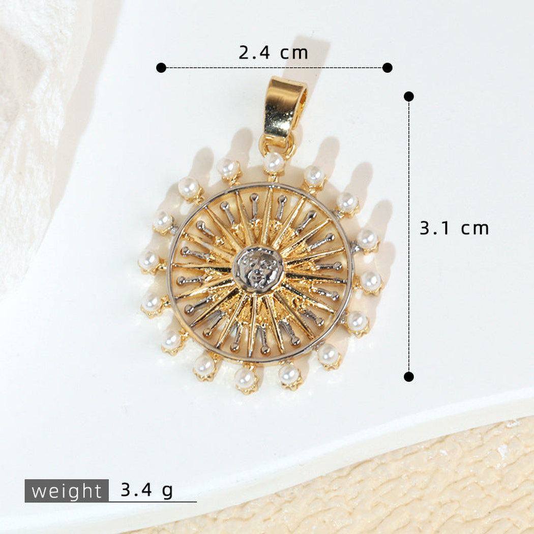 Elvane - Radiating Sun Motif Pendant Only
