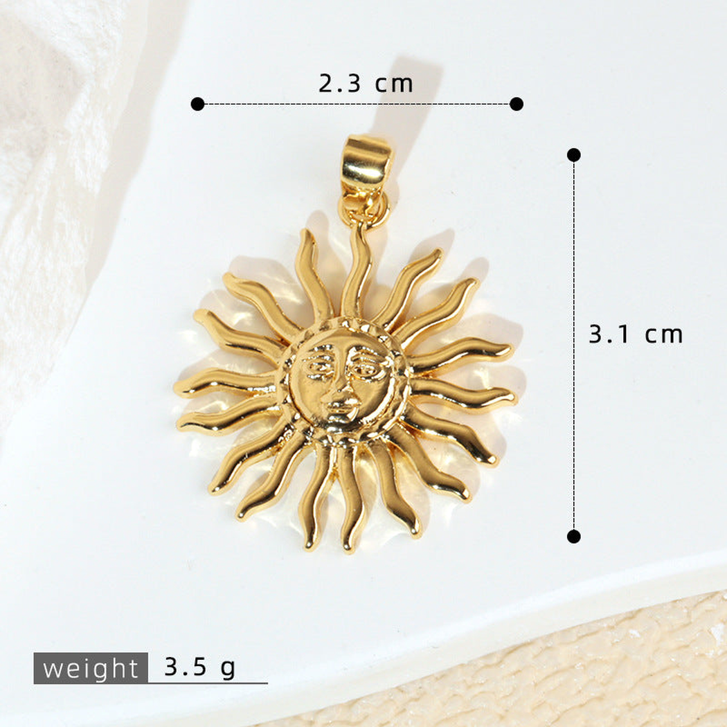 Elvane - Radiating Sun Motif Pendant Only