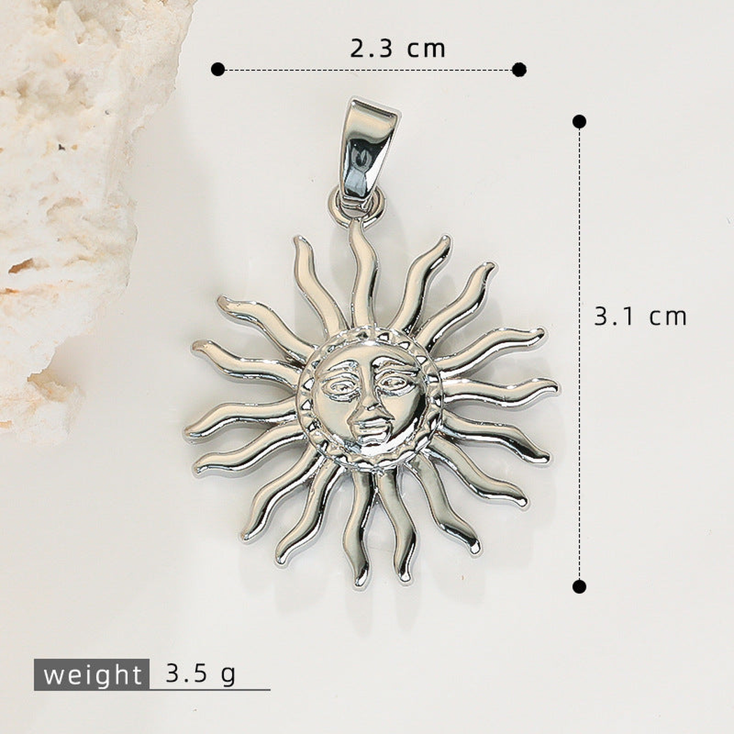 Elvane - Radiating Sun Motif Pendant Only