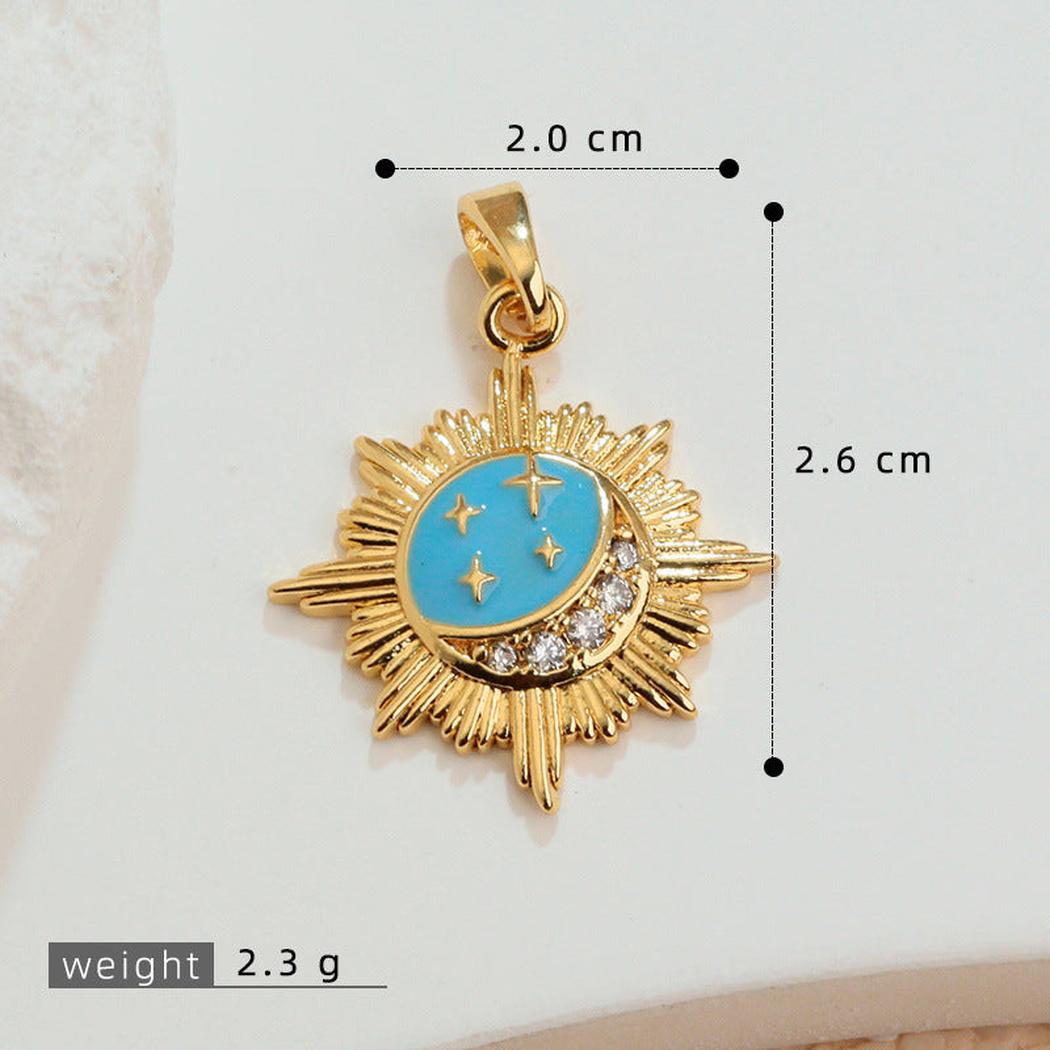 Elvane - Celestial Sunburst Pendant Only