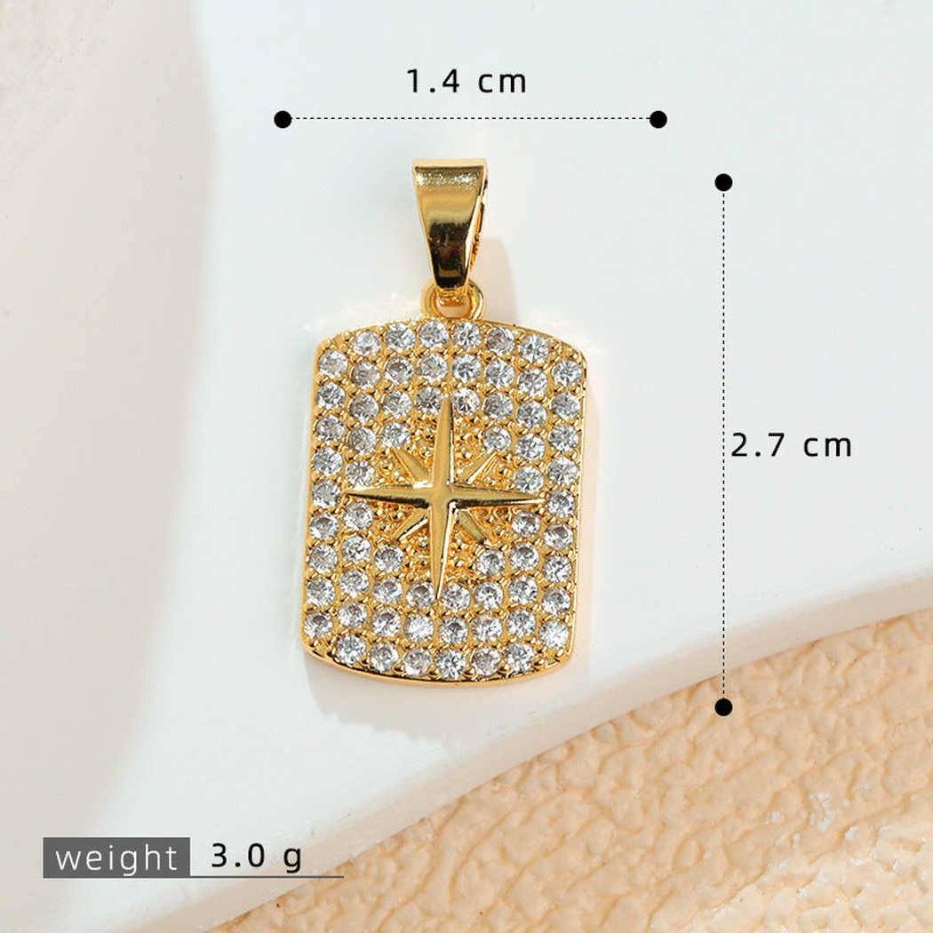 Elvane - Sun Motif Radial Pendant Only