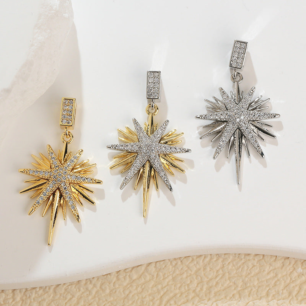 Elvane - Layered Radiating Star Pendant Only
