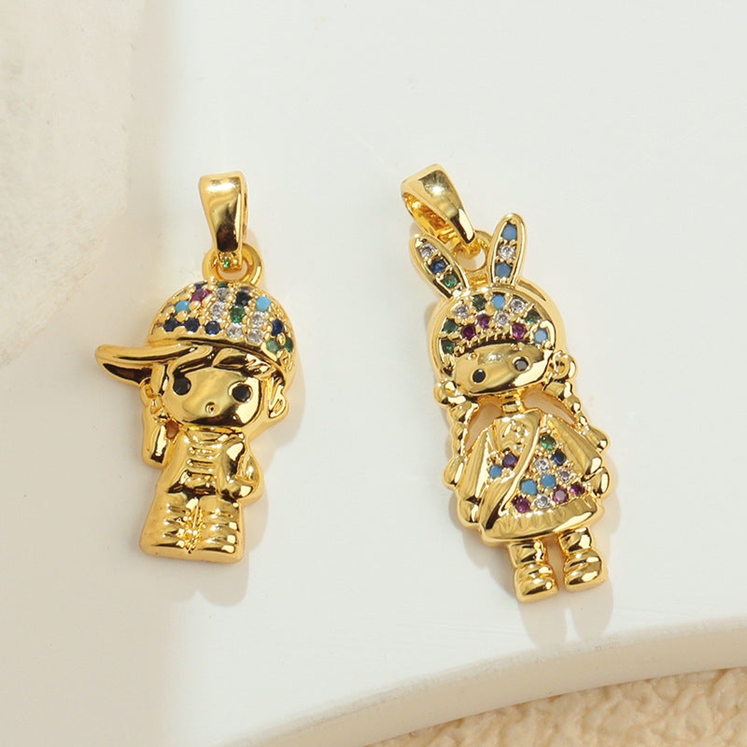 Elvane - Costumed Cartoon Character Pendant Only